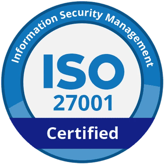 ISO 27001 certified